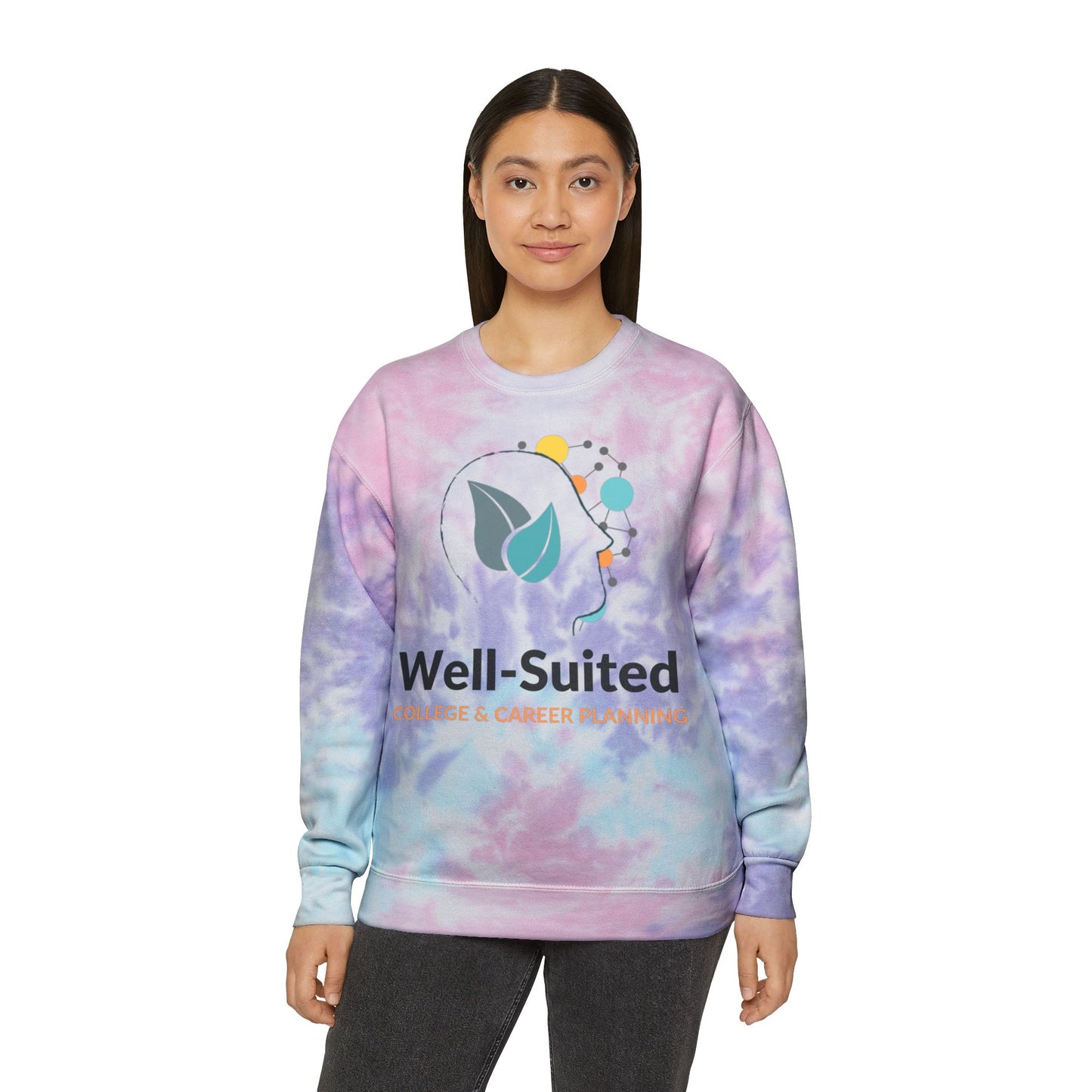 Well-Suited Unisex Tie-Dye Sweatshirt