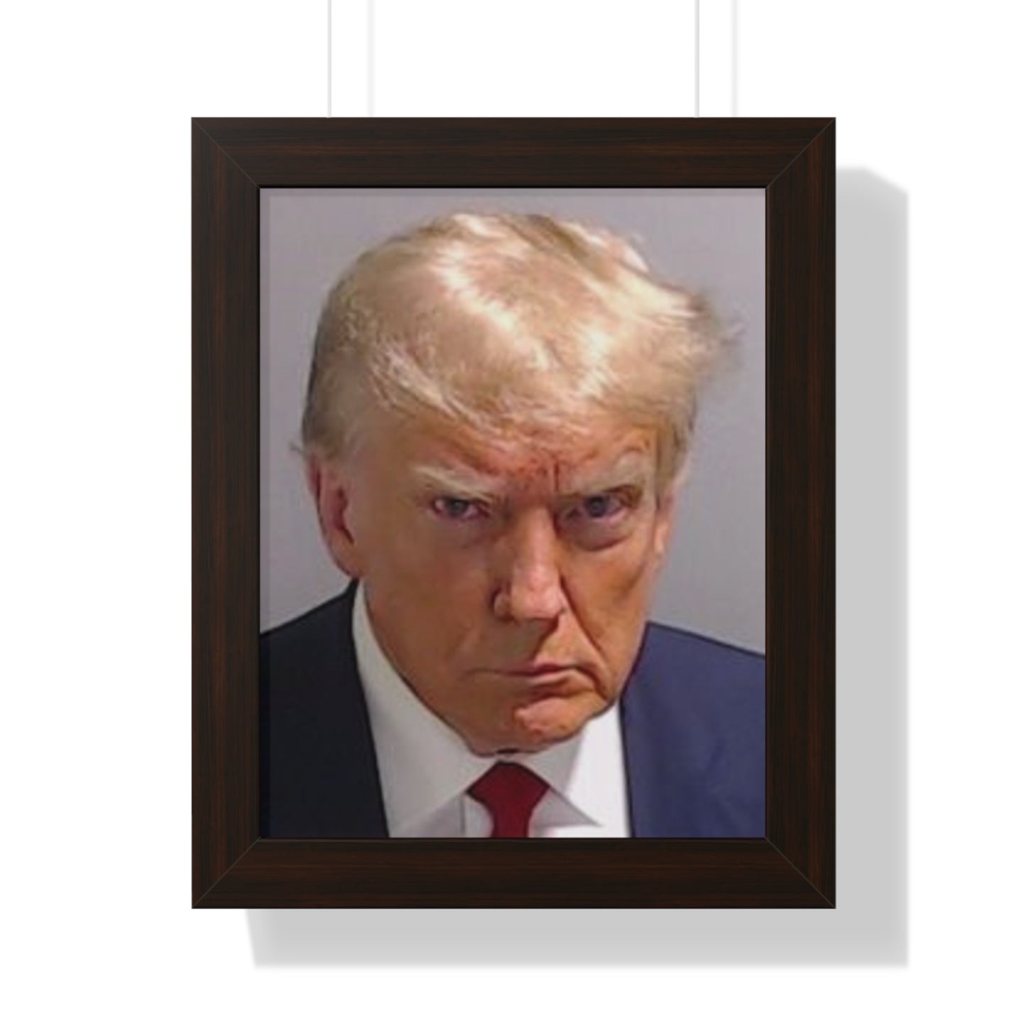 Trump Mugshot Framed Vertical Poster