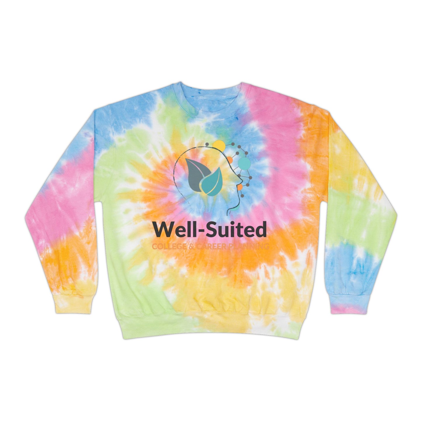 Well-Suited Unisex Tie-Dye Sweatshirt