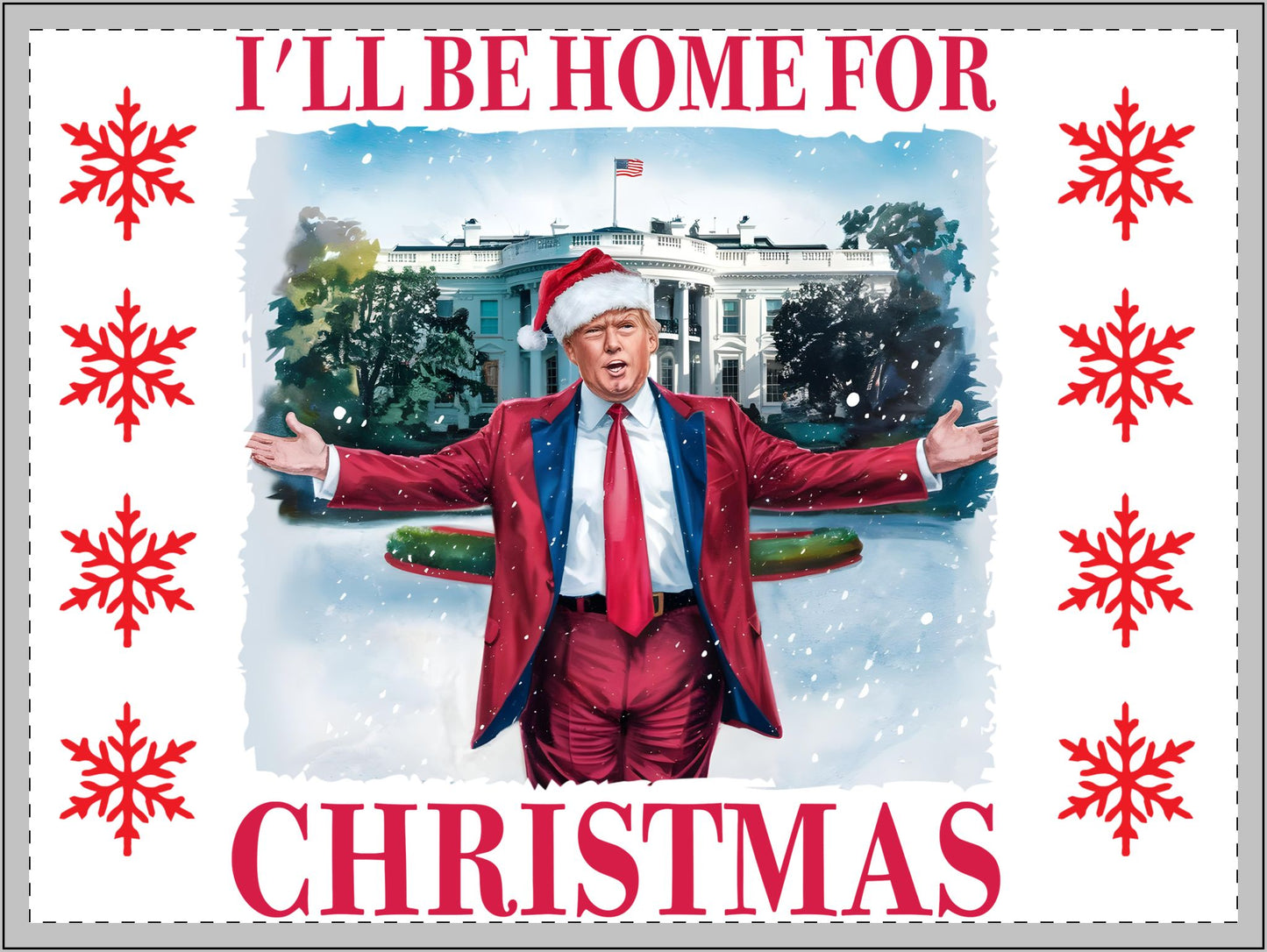 Trump Vance Christmas Yard Sign