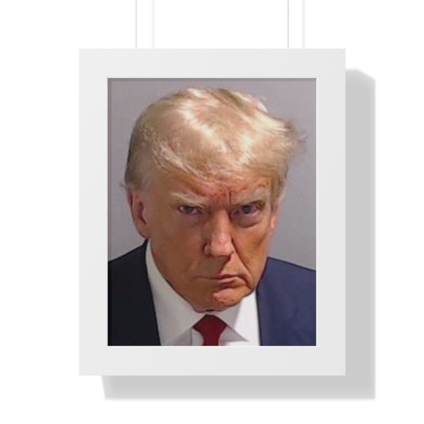 Trump Mugshot Framed Vertical Poster