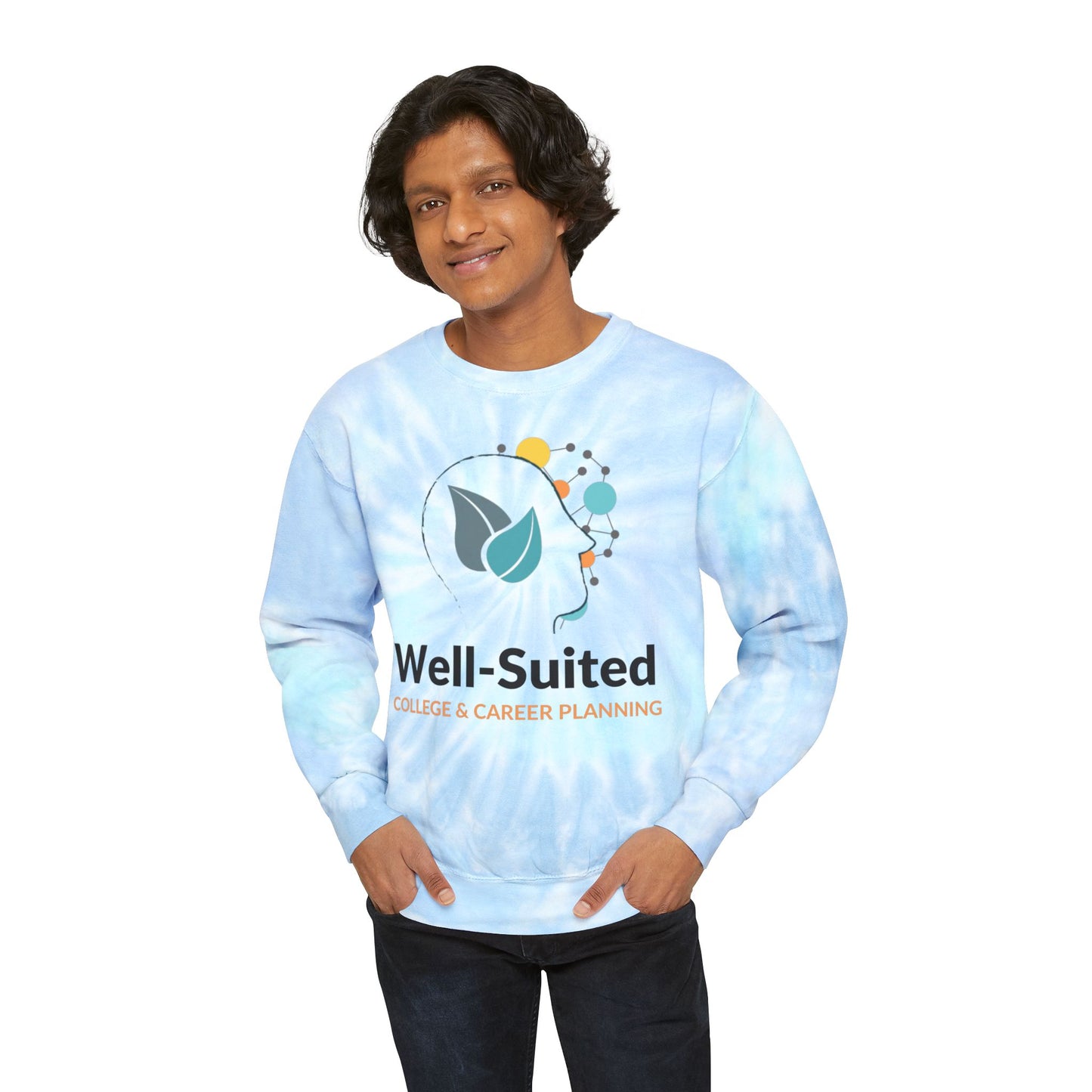 Well-Suited Unisex Tie-Dye Sweatshirt